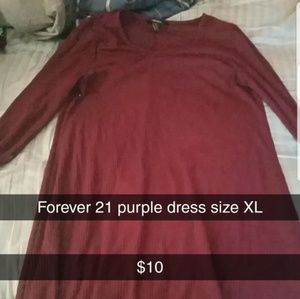 Forever 21 purple dress